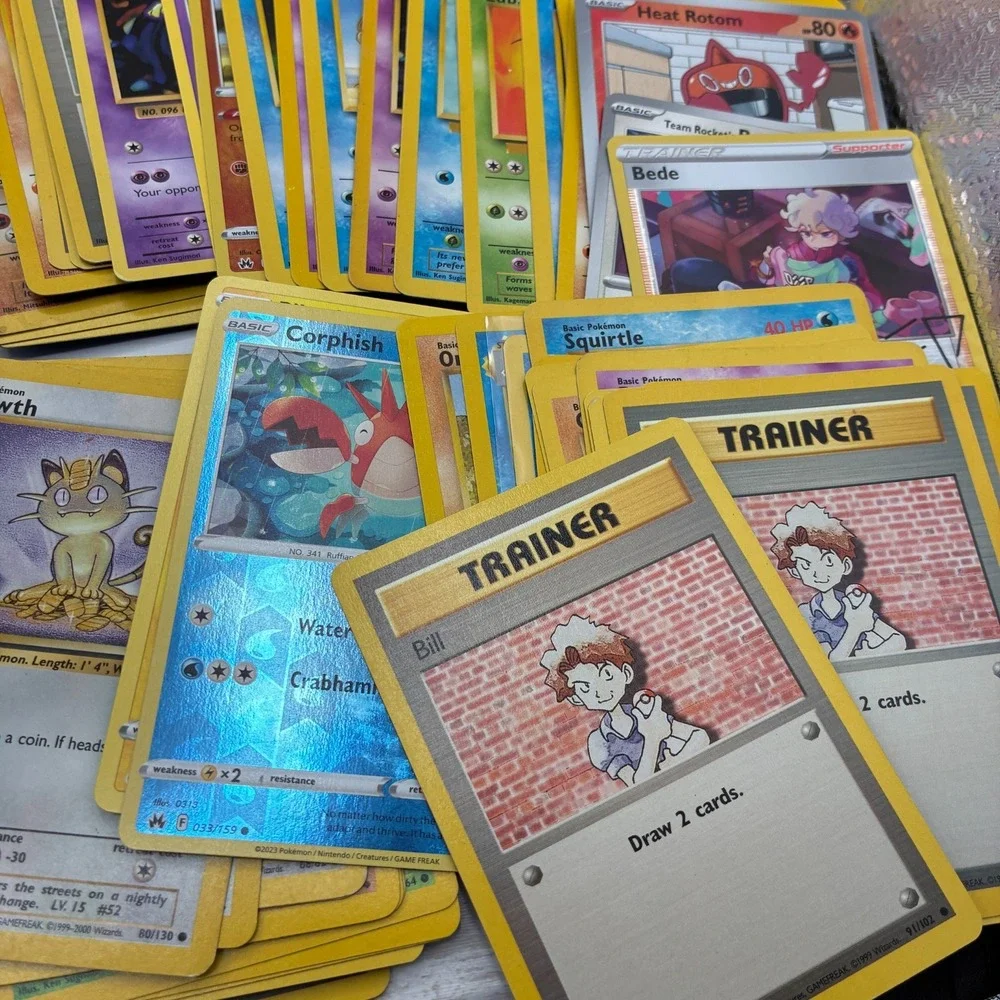 Pokemon Card Lot Vintage Base Set, Fossil, Modern Holos, Reverse Holos modern